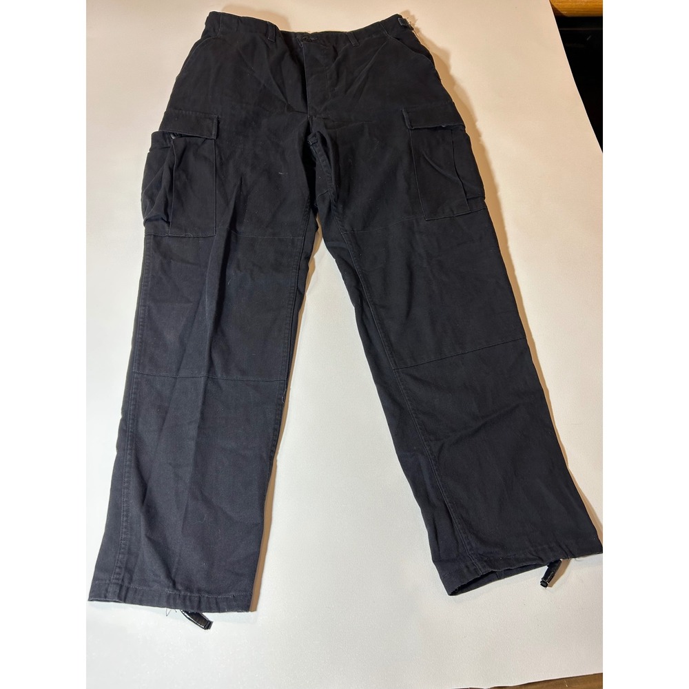 Propper Cargo Pants Mens Medium Regular Black Excellent Combat Trousers BDU
